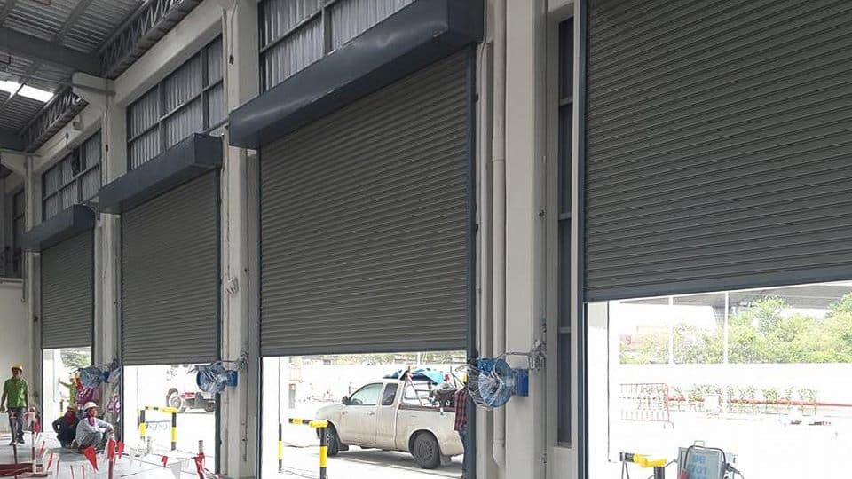 ประตูม้วนเหล็ก Volvo Group Thailand บางนา-ตราด